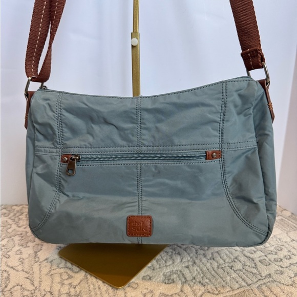 The Sak Teal and Brown Crossbody Bag - Picture 1 of 12